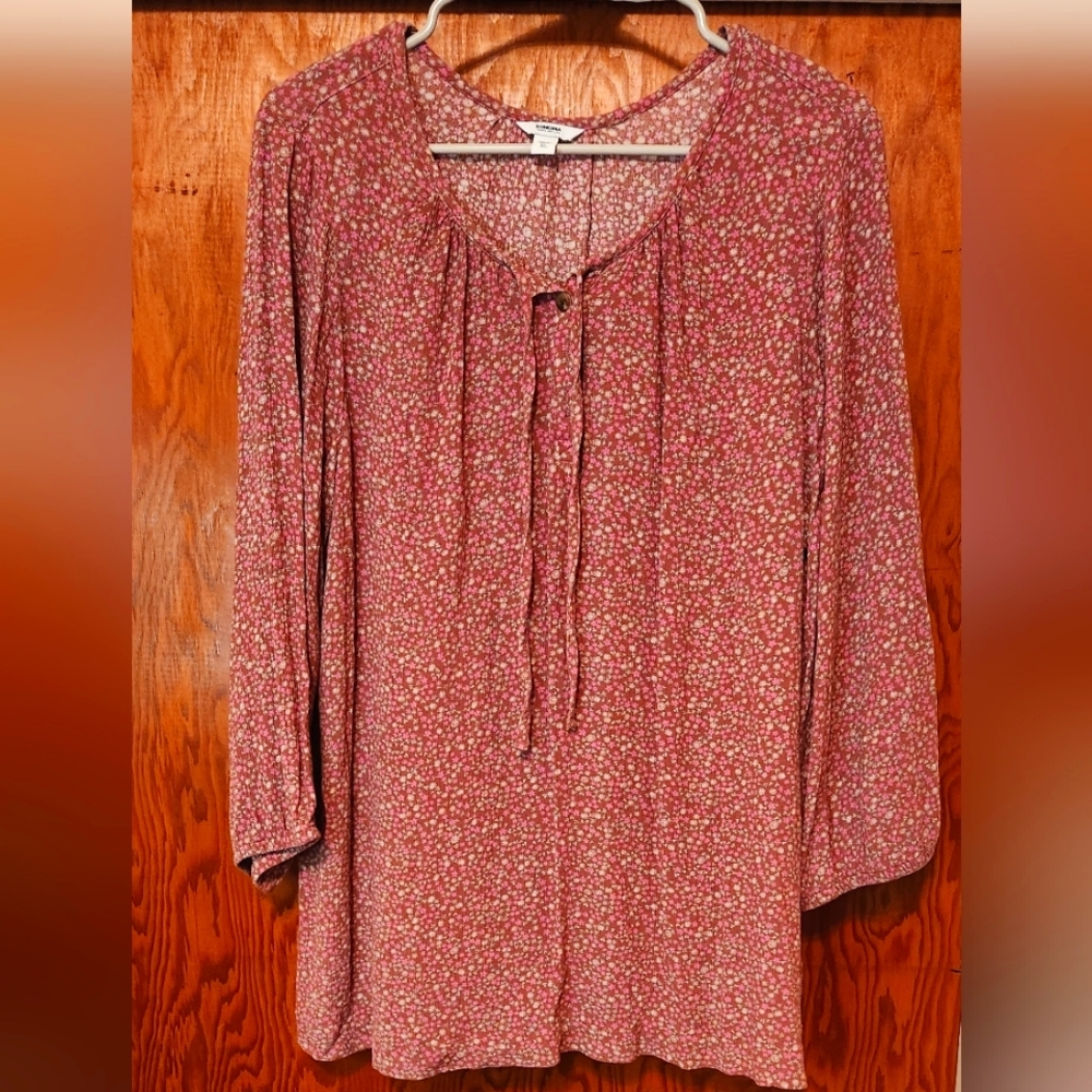 SONOMA MAUVE BLOUSE SIZE XL